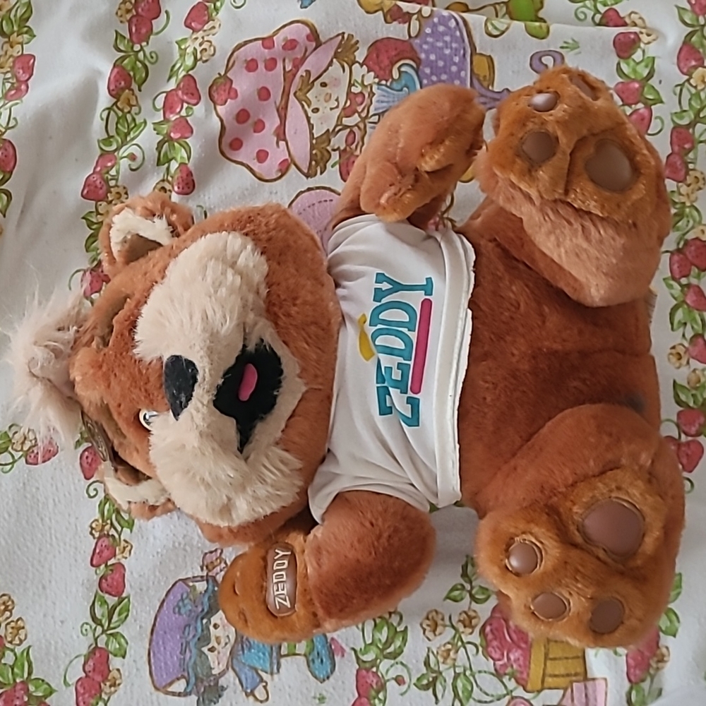 Vintage Zellers Zeddy Teddy Plush